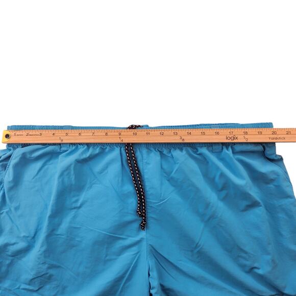 Columbia Swim Trunks Mens XXL 2XL Bright Blue Nylon PFG Lightweight Shorts - Picture 8 of 11